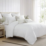 NEW! Luxury Cotton Tencel Silky Comforter Set - Matelassé Comforter Sets - Quahog Bay Bedding