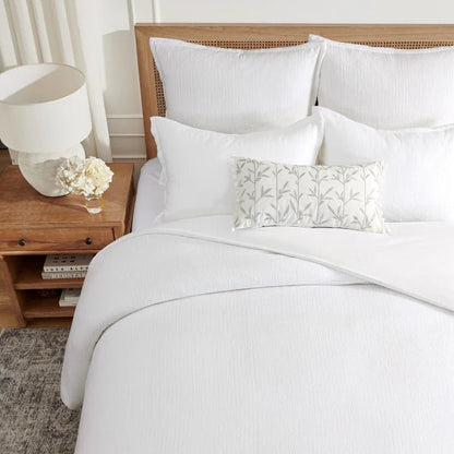 NEW! Luxury Cotton Tencel Silky Comforter Set - Matelassé Comforter Sets - Quahog Bay Bedding