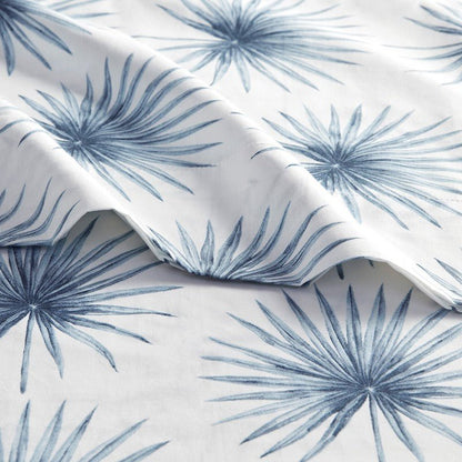New! Nautical And Coastal Print Blue Palmetto Sheet Sets - 100% Cotton - Percale - Quahog Bay Bedding
