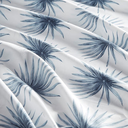 New! Nautical And Coastal Print Blue Palmetto Sheet Sets - 100% Cotton - Percale - Quahog Bay Bedding