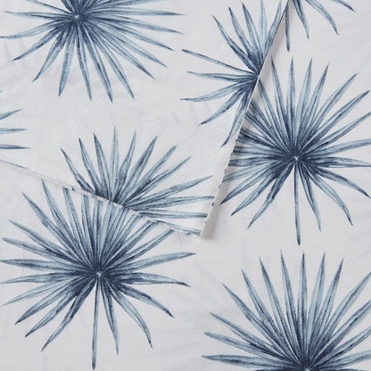 New! Nautical And Coastal Print Blue Palmetto Sheet Sets - 100% Cotton - Percale - Quahog Bay Bedding