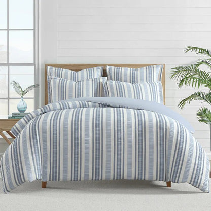 New! Seaside Stripes Duvet Cover Set - Coastal Duvets - Quahog Bay Bedding