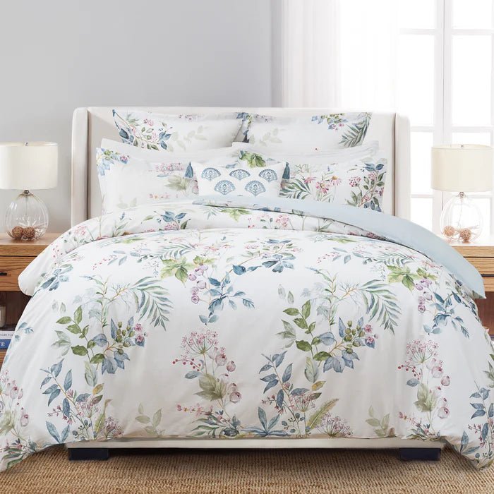 New! Seraphine Blooms Duvet Set - Floral Duvets - Quahog Bay Bedding