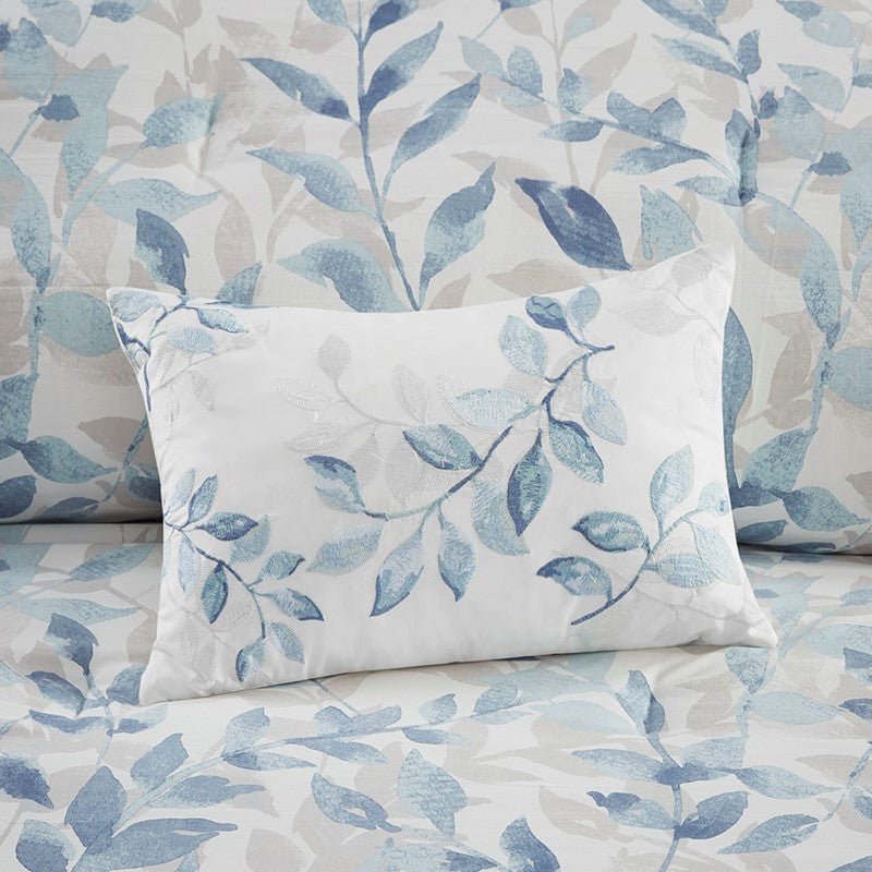 New! Sofia Reversible Comforter Set with Bed Sheets - Floral Botanical Comforters - Quahog Bay Bedding