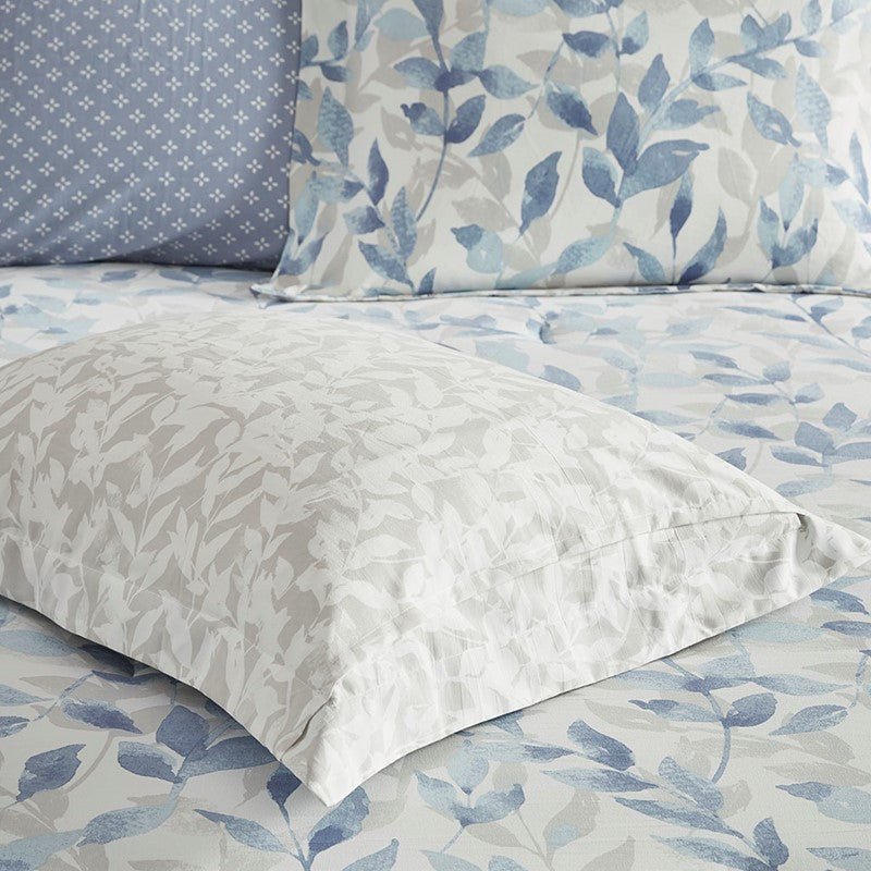 New! Sofia Reversible Comforter Set with Bed Sheets - Floral Botanical Comforters - Quahog Bay Bedding
