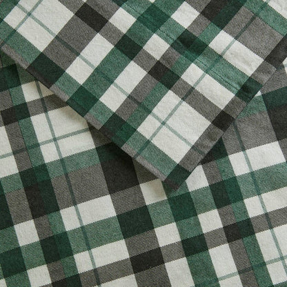New! Woolrich 100% Cotton Printed Flannel Sheet Set - Finton - Quahog Bay Bedding