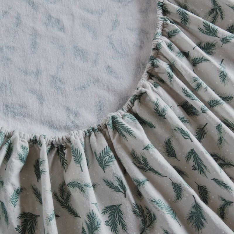 New! Woolrich 100% Cotton Printed Flannel Sheet Set - Pine Branches - Quahog Bay Bedding