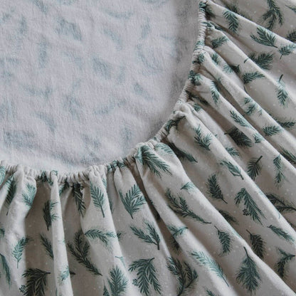 New! Woolrich 100% Cotton Printed Flannel Sheet Set - Pine Branches - Quahog Bay Bedding