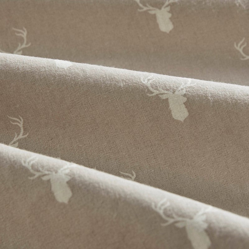 New! Woolrich 100% Cotton Printed Flannel Sheet Set - Stag Head - Quahog Bay Bedding