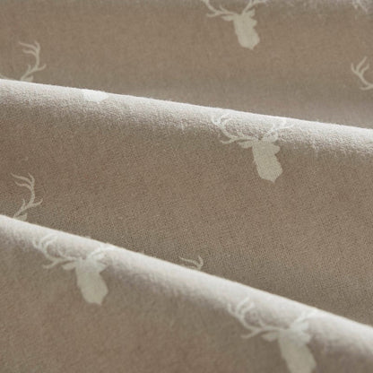 New! Woolrich 100% Cotton Printed Flannel Sheet Set - Stag Head - Quahog Bay Bedding