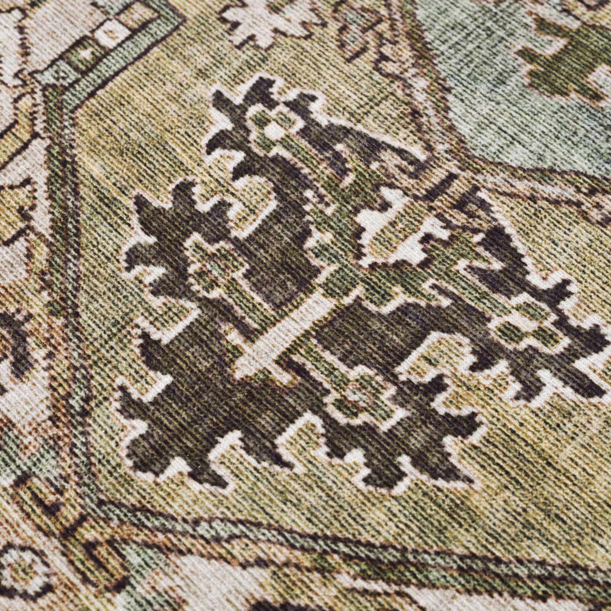 Neyland Sage Green Area Rug - Quahog Bay Bedding
