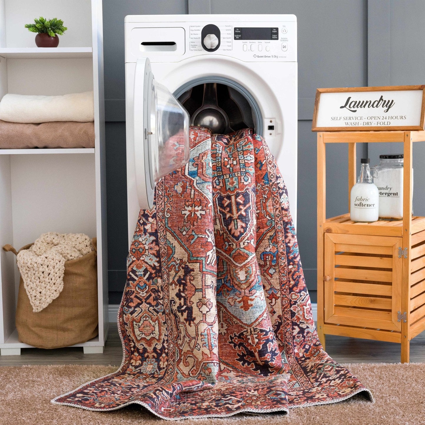 Neyland Washable Area Rug - Quahog Bay Bedding