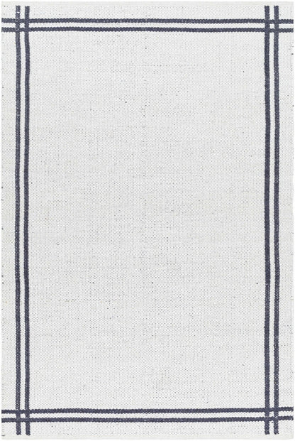 Nimue Bordered Wool Rug - Quahog Bay Bedding