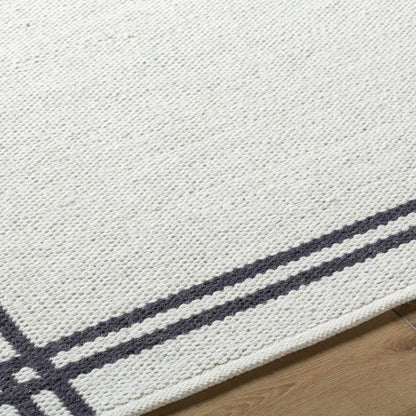 Nimue Bordered Wool Rug - Quahog Bay Bedding