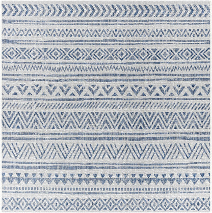Novato Navy All Over Pattern Performance Rug - Quahog Bay Bedding