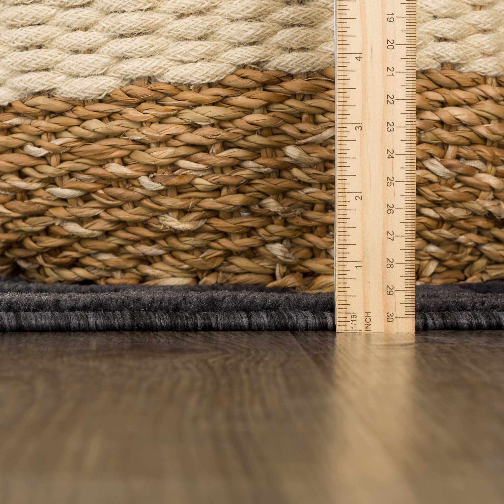 Nuri Black Outdoor Rug - Quahog Bay Bedding