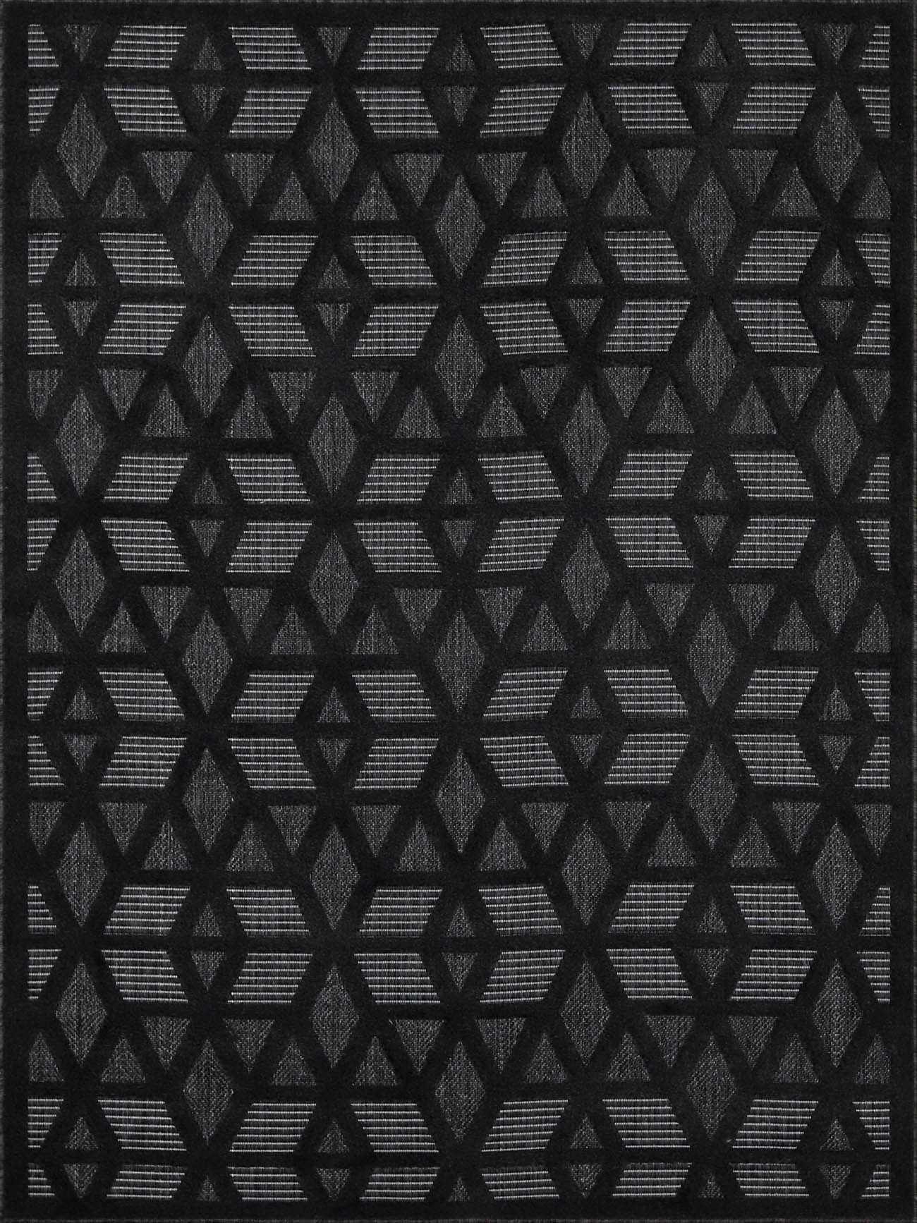 Nuri Black Outdoor Rug - Quahog Bay Bedding