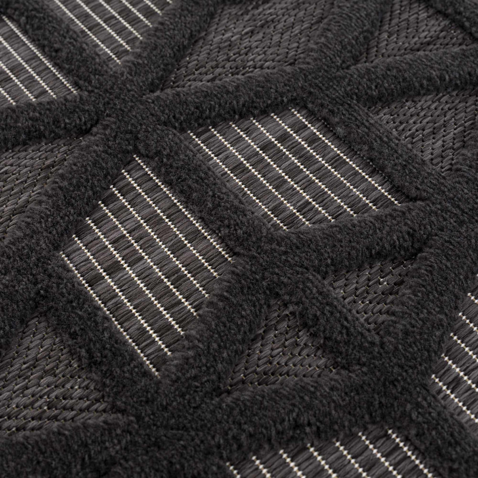 Nuri Black Outdoor Rug - Quahog Bay Bedding