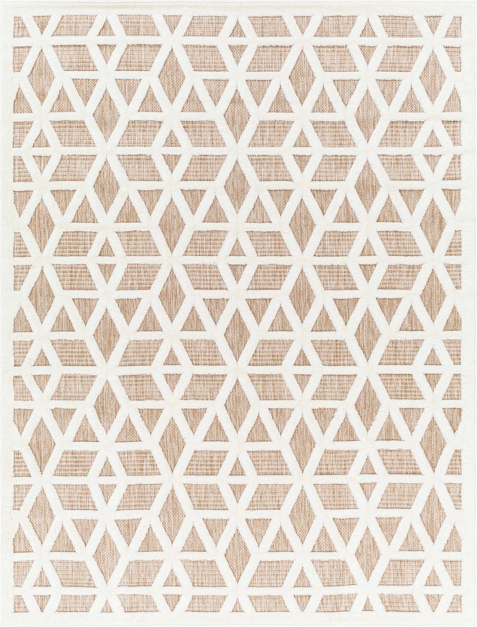Nuri Tan Outdoor Rug - Quahog Bay Bedding