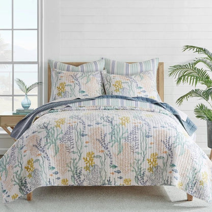 Ocean Meadow Coastal Quilt Set - Quahog Bay Bedding