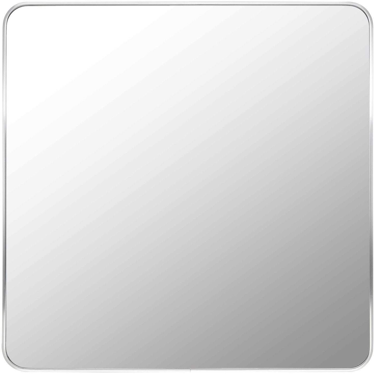 Ockenfels Modern Arched Silver Gray Wall Mirror - Quahog Bay Bedding