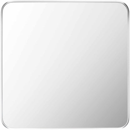 Ockenfels Modern Arched Silver Gray Wall Mirror - Quahog Bay Bedding