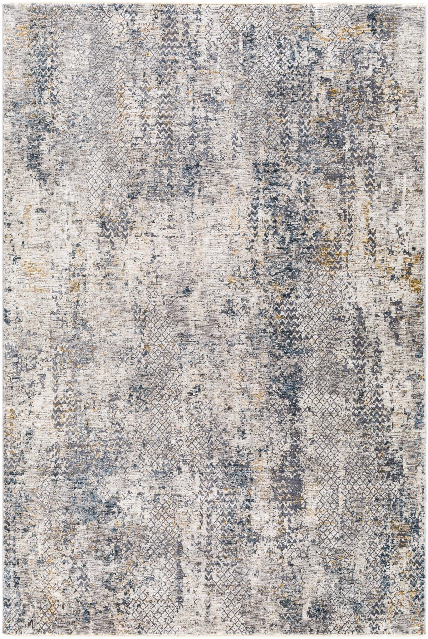 Odell Abstract Luxe Fringe Rug - Quahog Bay Bedding