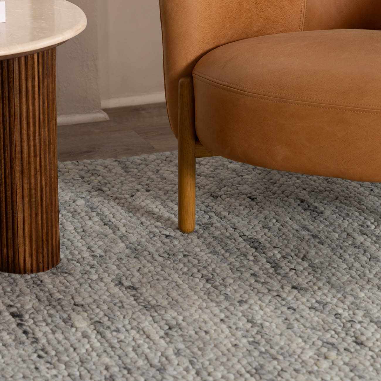 Olisa Gray Wool Area Rug - Quahog Bay Bedding