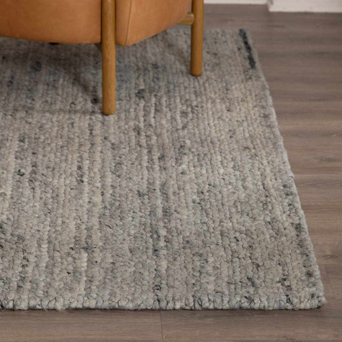 Olisa Gray Wool Area Rug - Quahog Bay Bedding