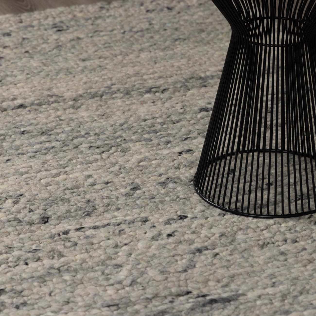 Olisa Gray Wool Area Rug - Quahog Bay Bedding