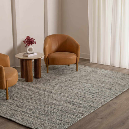 Olisa Gray Wool Area Rug - Quahog Bay Bedding