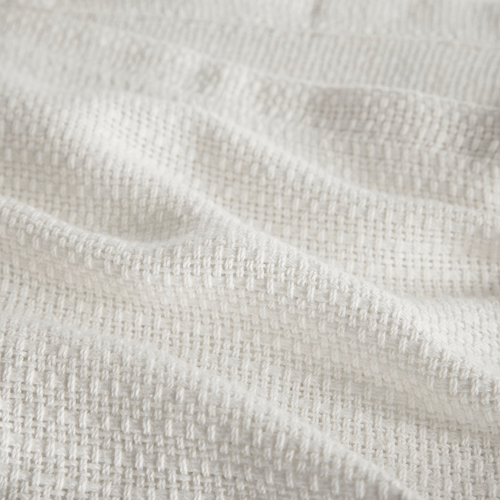 Soft & Lightweight Blanket 100% Cotton Basketweave - Beautiful, Comfy Blanket - Quahog Bay Bedding