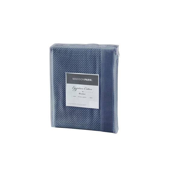 Thick & Comfy 100% Certified Egyptian Cotton Blanket - Geometric Pattern & Bold Colors