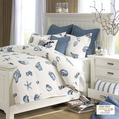 Coastal Beach House Comforter Set 100% Cotton Coastal Design