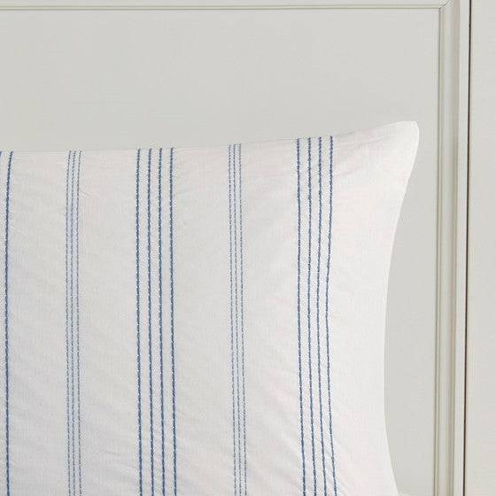 Morgan 5 Piece Cotton Jaquard Duvet Set - Quahog Bay Bedding