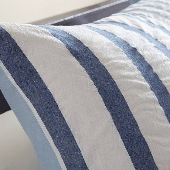 Sutton Cotton Seersucker 3PC Duvet Cover Set