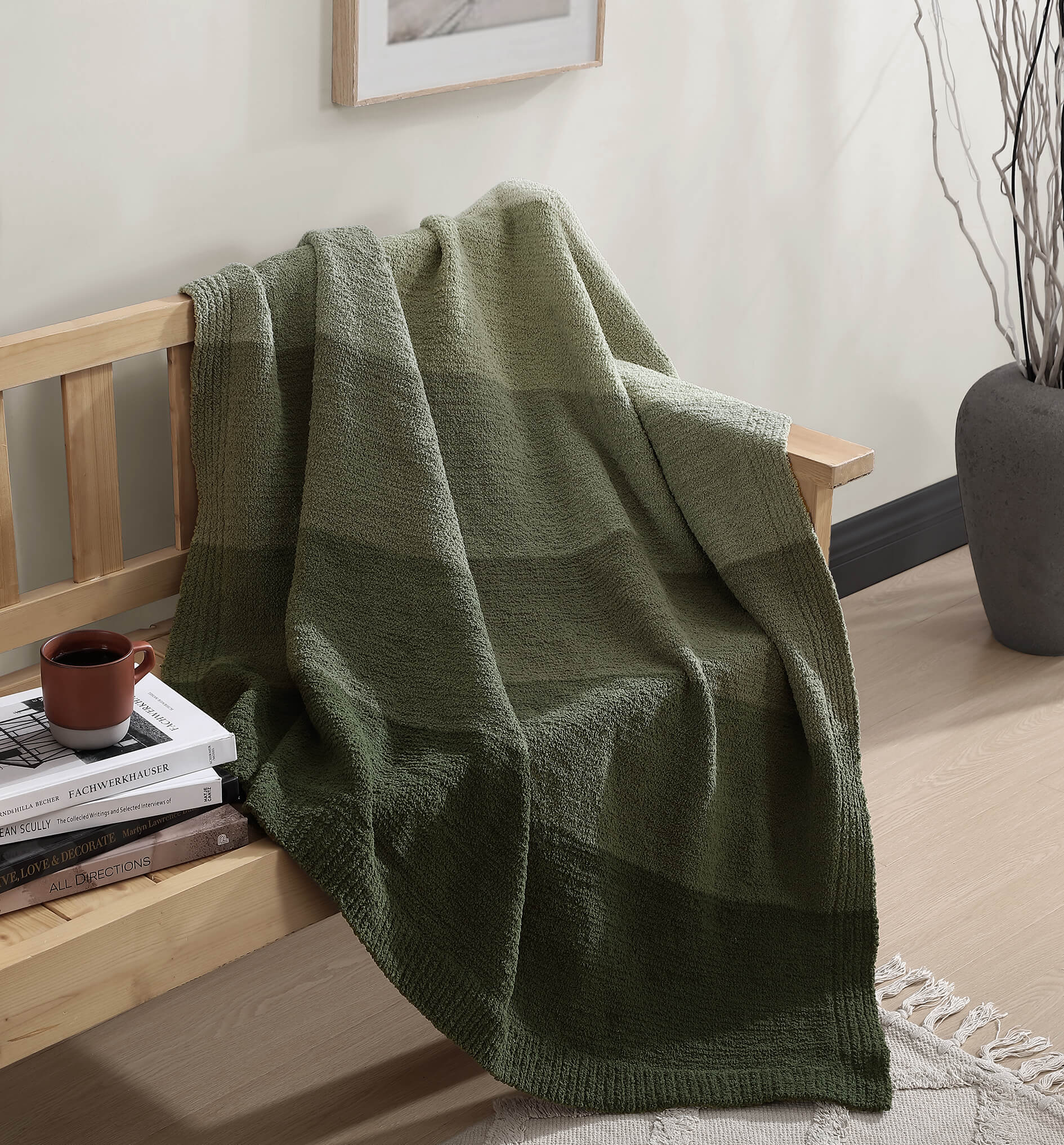 Ombre Lightweight Throw - Quahog Bay Bedding