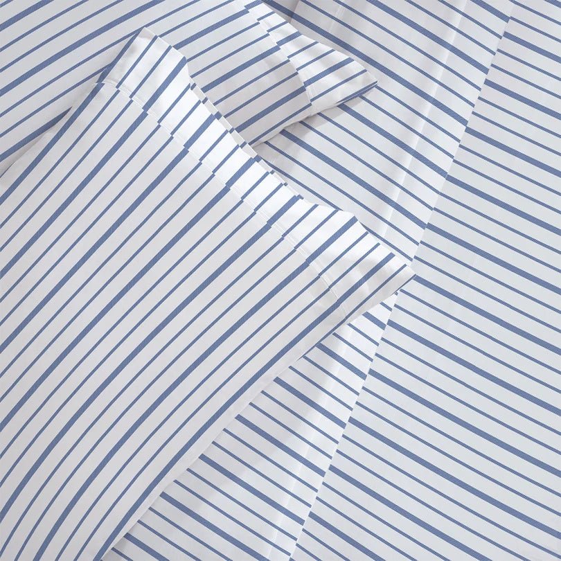 Organic Cotton Percale - CinchFit American Made Sheets - Fits Up To 15 Inch Depths - Quahog Bay Bedding