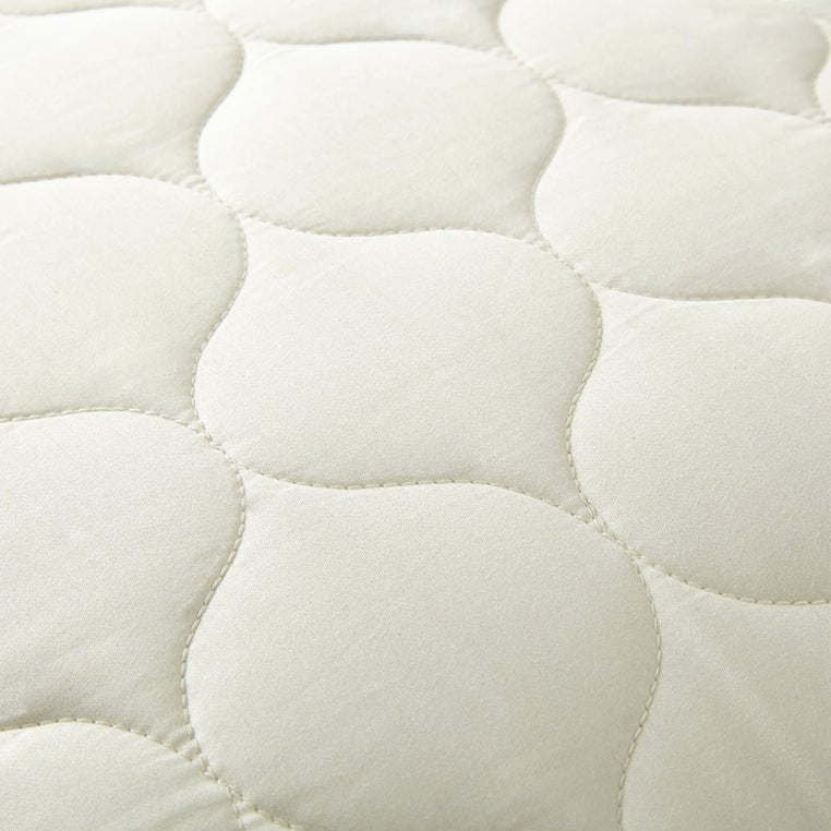 Organic Cotton Quilted Pillow Protectors - 100% Organic Cotton - Quahog Bay Bedding