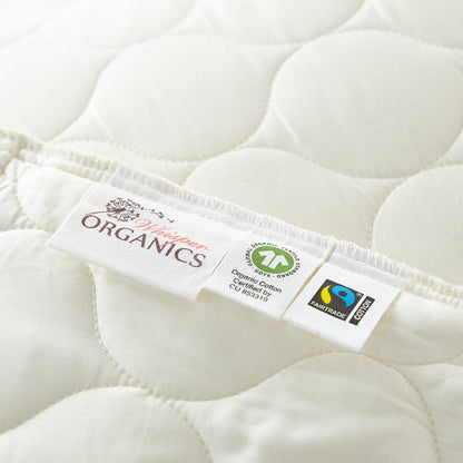 Organic Cotton Quilted Pillow Protectors - 100% Organic Cotton - Quahog Bay Bedding
