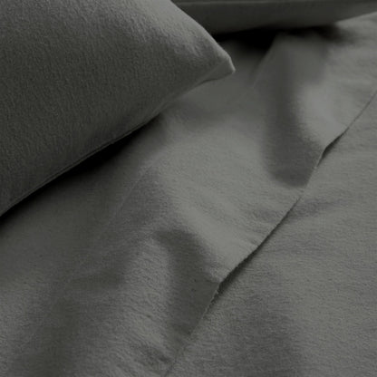 Organic Flannel Sheet Set - 100% Organic Cotton - Quahog Bay Bedding