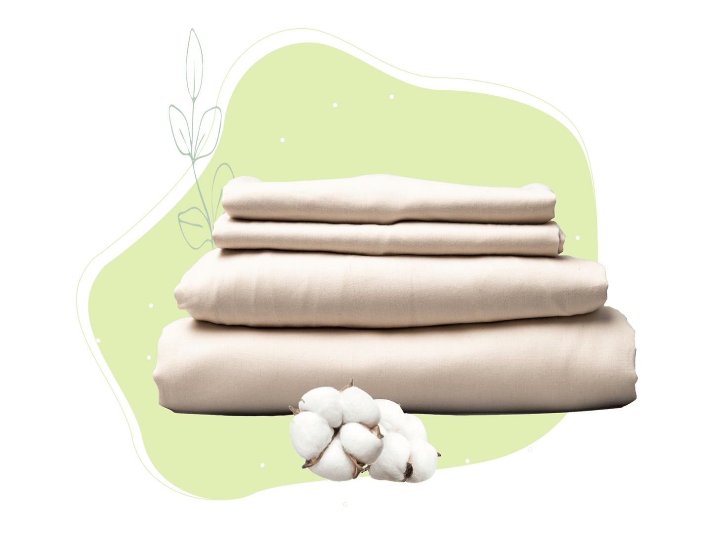 Organic Sateen Bed Sheets Set