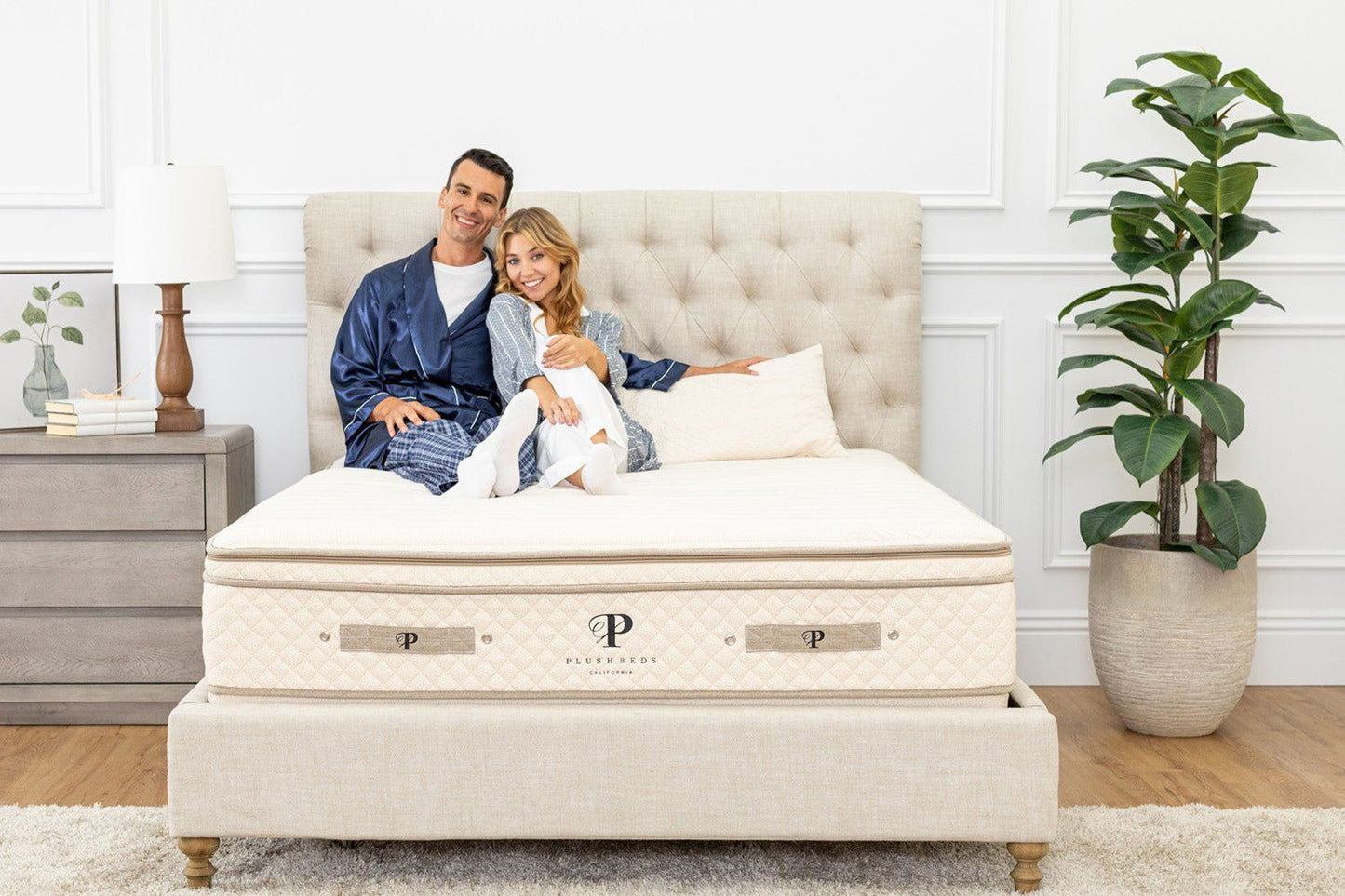Organic Latex Mattress - The Botanical Bliss - American Made - Made in the USA Mattresses - Quahog Bay Bedding
