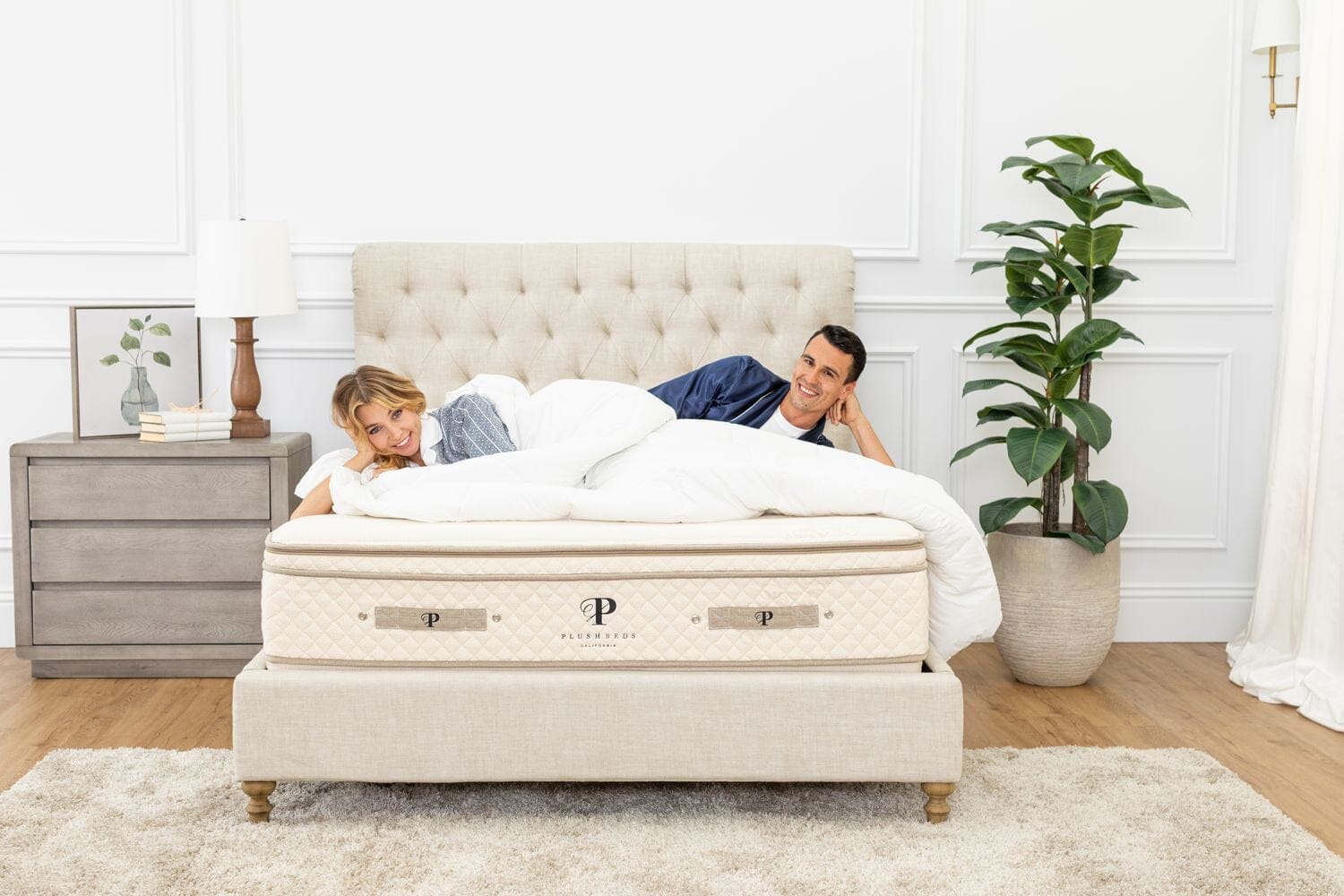 Organic Latex Mattress - The Botanical Bliss - American Made - Made in the USA Mattresses - Quahog Bay Bedding