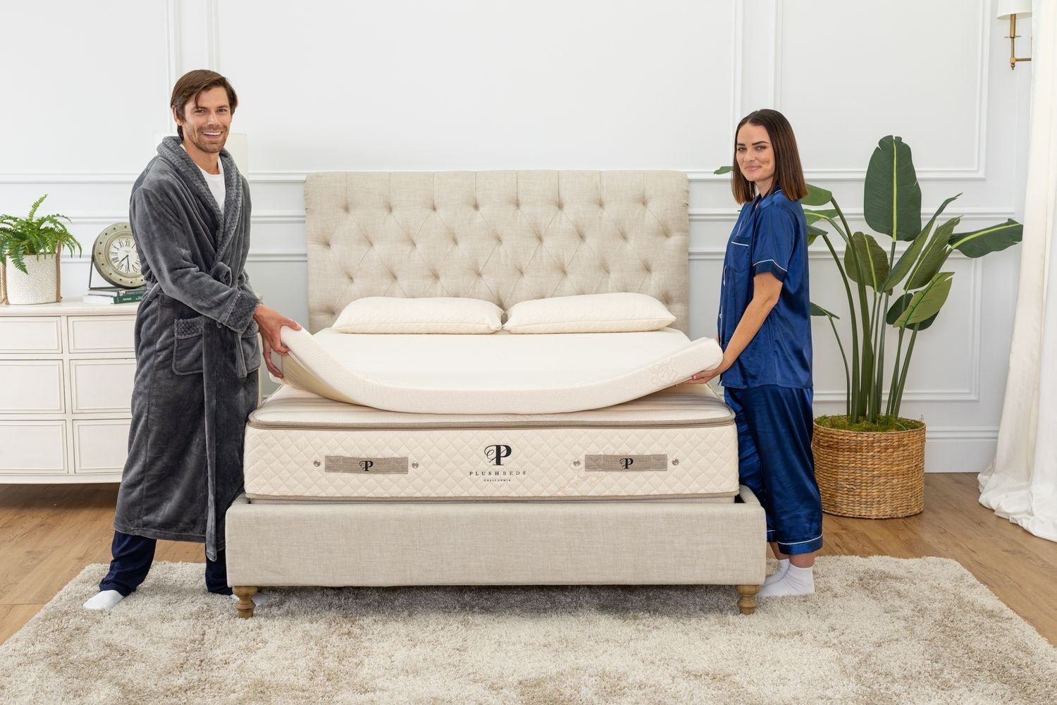 Organic Latex Mattress Topper - Quahog Bay Bedding