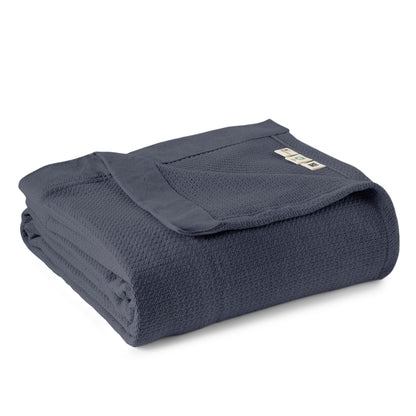 Organic Woven Blanket - 100% Organic Cotton - Quahog Bay Bedding