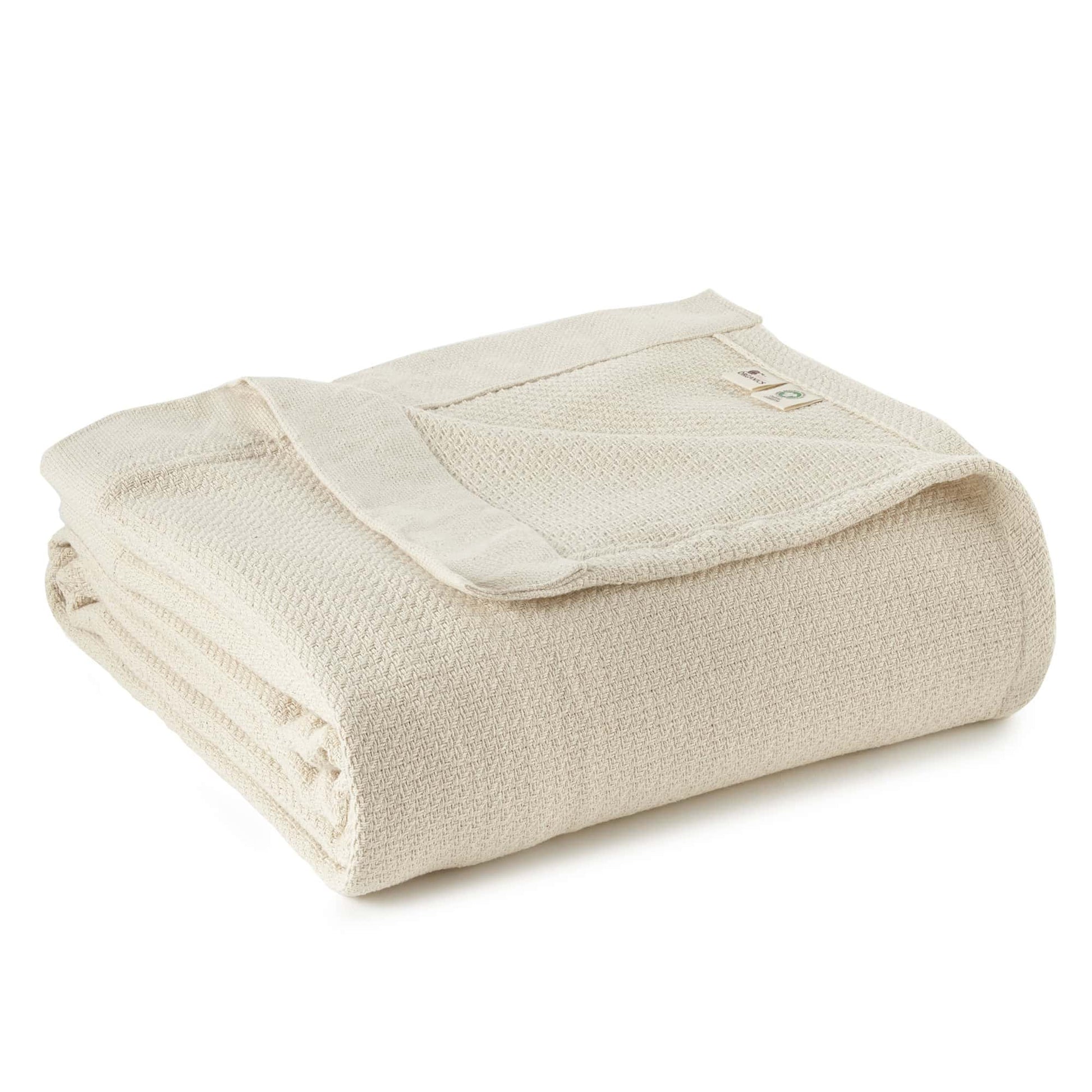 Organic Woven Blanket - 100% Organic Cotton - Quahog Bay Bedding