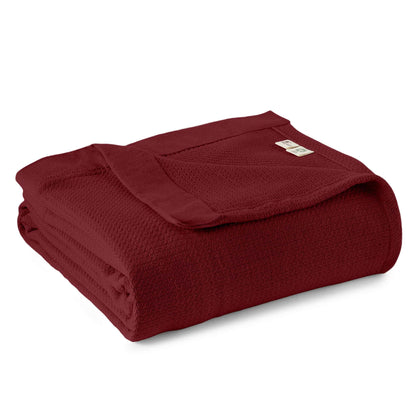 Organic Woven Blanket - 100% Organic Cotton - Quahog Bay Bedding