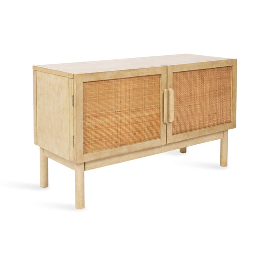 Ori Rattan Console Floor Cabinet - Quahog Bay Bedding