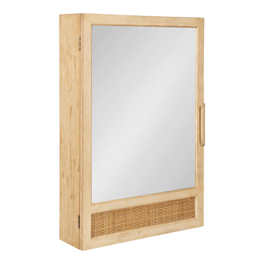 Ori Rattan Mirror Vanity Cabinet - Quahog Bay Bedding